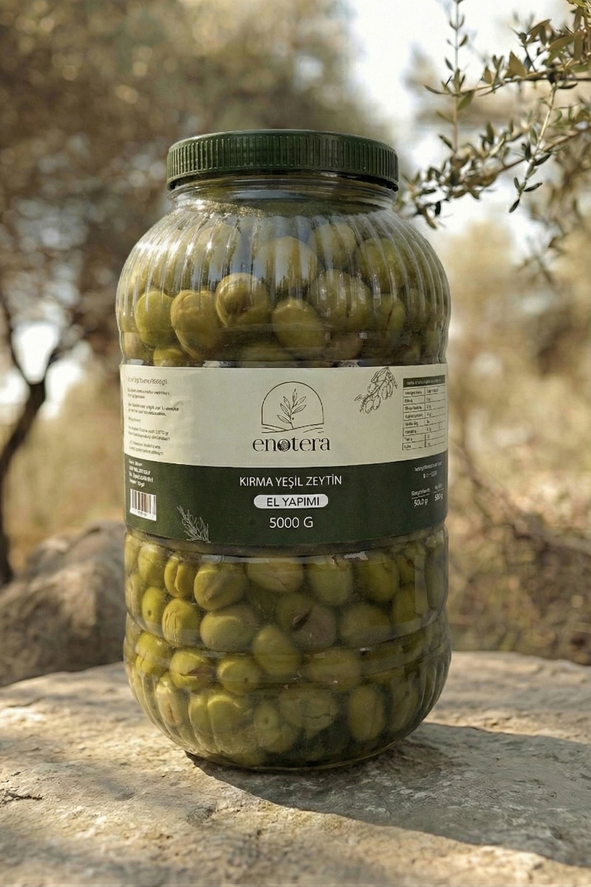 Kırma Yeşil Zeytin 5000 Gr