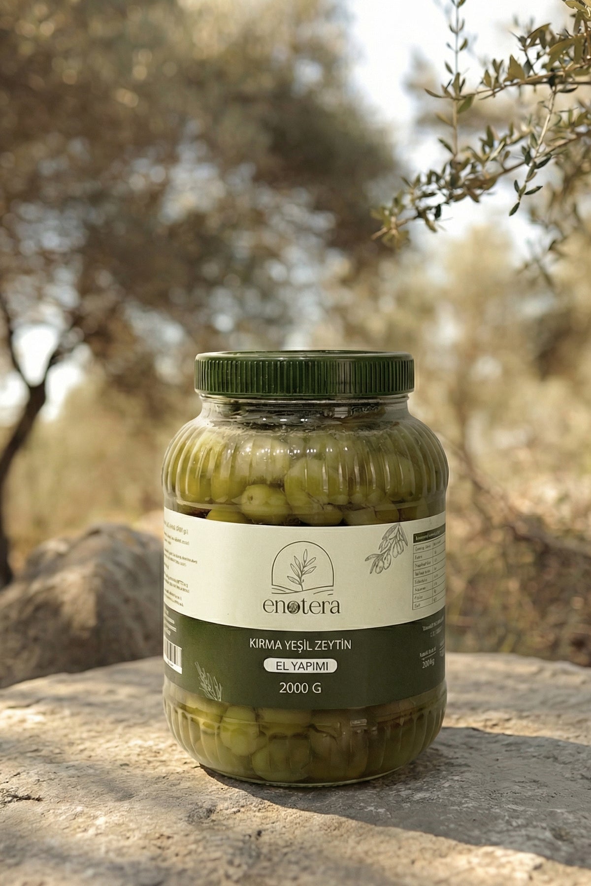 Kırma Yeşil Zeytin 2000 Gr