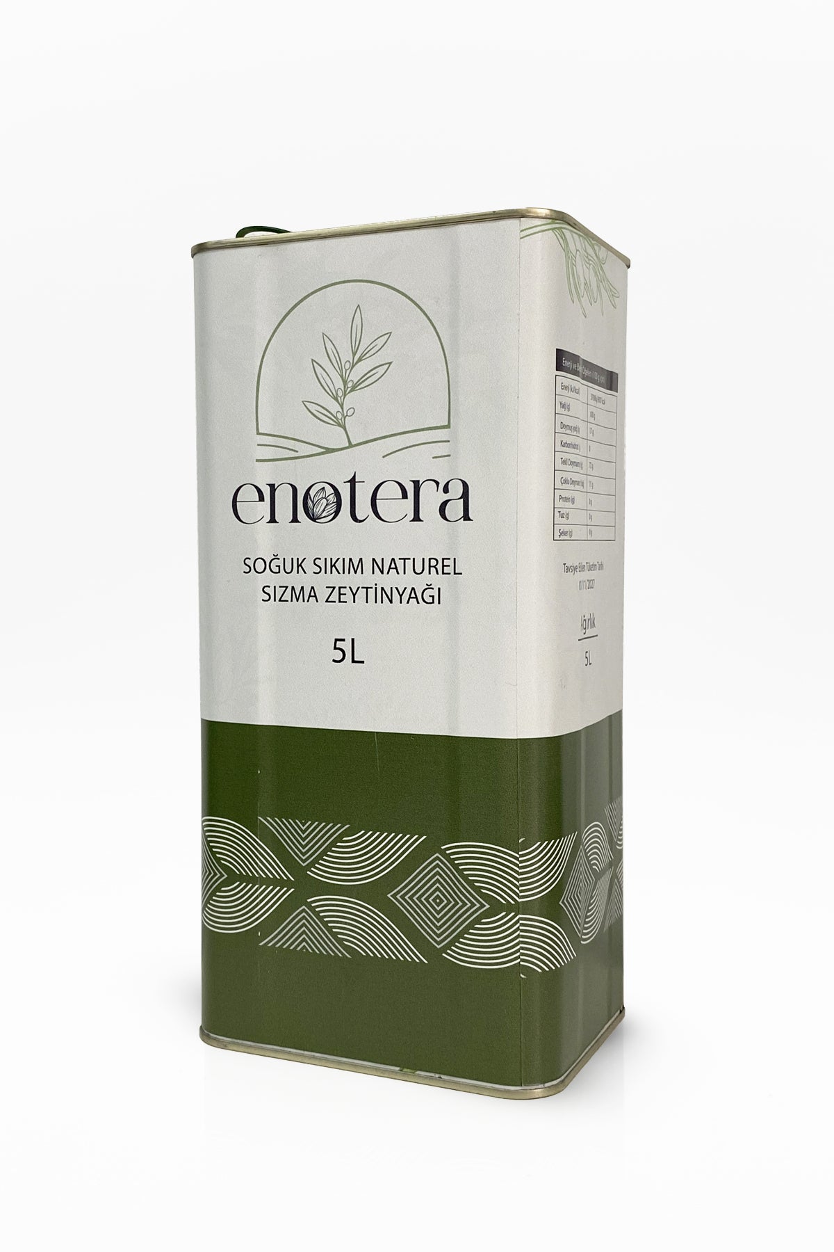 Soğuk Sıkım Natürel Sızma 5 L
